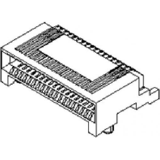 Molex vestavná zásuvková lišta (standardní) 38, rozteč 0.8 mm, 755860011, 1 ks Tape on Full reel