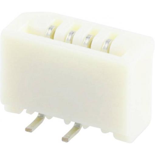 Molex zásuvková lišta 4, rozteč 1 mm, 528080470, 1 ks Tape on Full reel