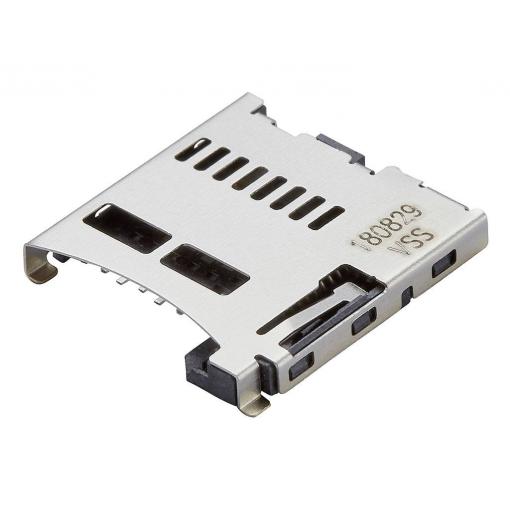 Molex Slot pro paměťovou kartu 8, rozteč 1.1 mm, 473521001, 1 ks Tape on Full reel