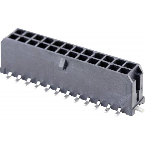 Molex vestavná pinová lišta (standardní) 24, rozteč 3 mm, 430452418, 1 ks Tape on Full reel