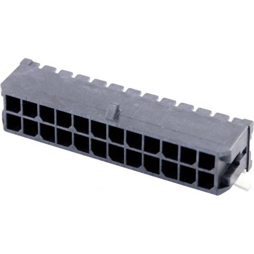 Molex vestavná pinová lišta (standardní) 24, rozteč 3 mm, 430452409, 1 ks Tape on Full reel