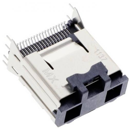 Molex vestavná zásuvková lišta (vyšší kvality) 36, rozteč 0.80 mm, 757840132, 1 ks Tape on Full reel