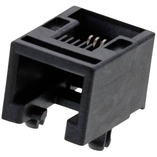 Molex Molex 955016649 R/A LO PRO MOD JACK 955016649 zásuvka Počet pólů 6P4C 1 ks