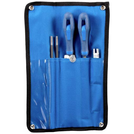 PFERD TOOLS 11099155 Sada na ostření pilových řetězů 5,5 mm 5/32 pro rozteč řetězu 3/8, 404 ve svinovací brašně 1 sada