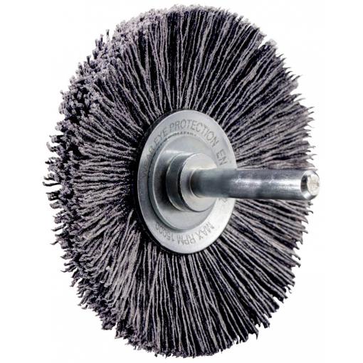 PFERD TOOLS Kuželový kartáč KBU Ø 70 x 10 mm, Ø dříku 6 mm, Ø vlákna SiC 0,55 mm, kartáč 120 na zadní straně KBU 7010/6 SiC 120 0,55 RS 43220080 10 ks