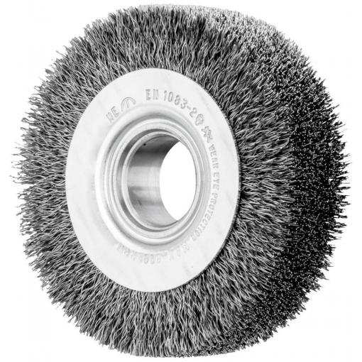 PFERD TOOLS Kulatý kartáč POS, šířka, neopft RBU Ø 80 x 20 x variabilní otvor, ocelový drát-Ø 0,20, stojan s broušením POS RBU 8020/20 ST 0,20 43701104 1 ks
