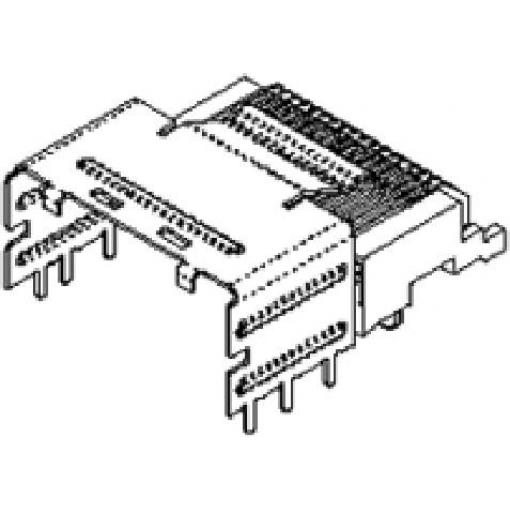 Molex vestavná zásuvková lišta (vyšší kvality) 36, rozteč 0.8 mm, 757830140, 1 ks Tape on Full reel