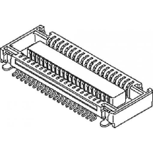 Molex Mezipatrové konektory 40, rozteč 0.5 mm, 543630489, 1 ks Tape on Full reel