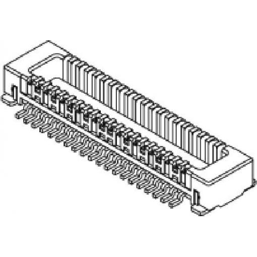 Molex Mezipatrové konektory 40, rozteč 0.5 mm, 556500488, 1 ks Tape on Full reel