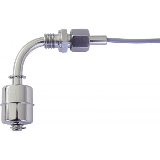 REED Electronics R1/4/verst.-EO/S-L75/WI35-E27Z-1mPVC hladinový spínač 230 V/AC 0.4 A 1 spínací kontakt, 1 rozpínací kontakt IP67 1 ks