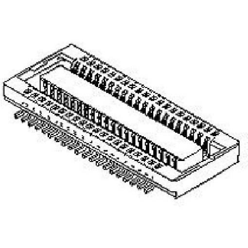 Molex Mezipatrové konektory 30, rozteč 0.5 mm, 547220304, 1 ks Tape on Full reel