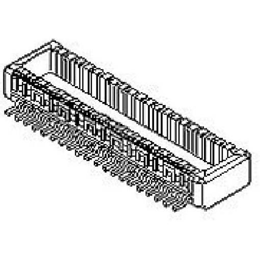 Molex Mezipatrové konektory 40, rozteč 0.5 mm, 538850408, 1 ks Tape on Full reel