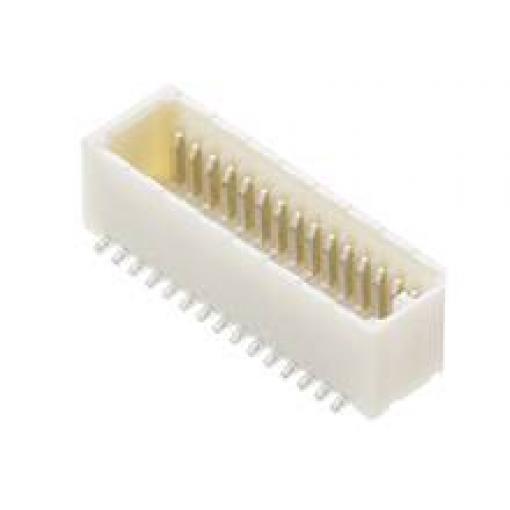 Molex vestavná pinová lišta (standardní) 10, rozteč 0.8 mm, 533071071, 1 ks Tape on Full reel