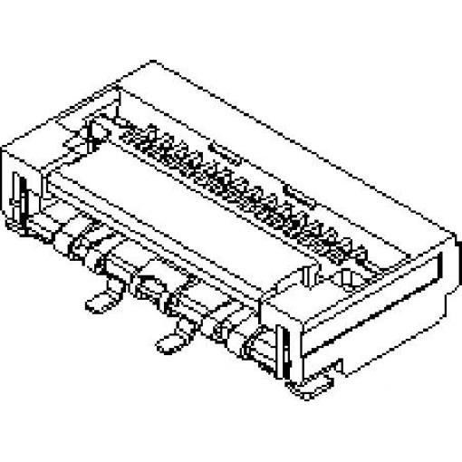 Molex Konektor FFC / FPC 33, rozteč 0.5 mm, 5022443330, 1 ks Tape on Full reel