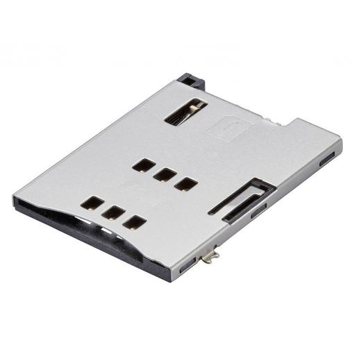 Molex Slot pro SIM kartu 6, rozteč 2.54 mm, 475532001, 1 ks Tape on Full reel