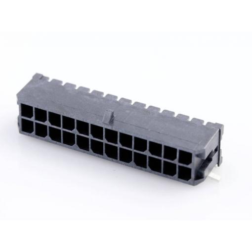 Molex vestavná pinová lišta (standardní) 24, rozteč 3.00 mm, 430452411, 1 ks Tape on Full reel