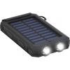 Goobay Goobay 49216 Solar Powerbank 8000 mAh, 2x USB-A Anschlüsse, LED-Anzeige, Schwarz, 49216 solární nabíječka, max. nabíjení 200 mA, 8000 mAh