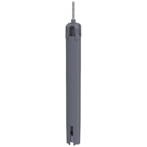 REED Electronics RCSL-PVC/4/Ø44/L0775-SK042/P25-1/_/_-U-10mPVC 105026 miniaturní otočný přepínač, 1 spínací kontakt, 1 rozpínací kontakt, IP68, IP67