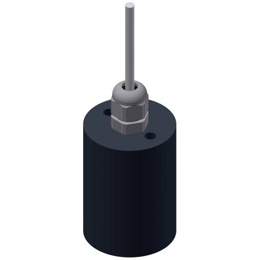 REED Electronics RCS-Ø40/61-R1/8-PO/S-L44-P25-3mPVC 105149 hladinový spínač, 1 spínací kontakt, 1 rozpínací kontakt, IP68