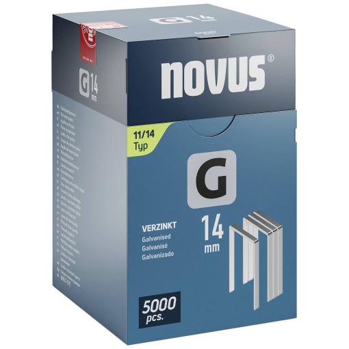 Novus Tools 042-0769 svorky z plochého drátu Typ 11 5000 ks Rozměry (d x š) 14 mm x 10.6 mm
