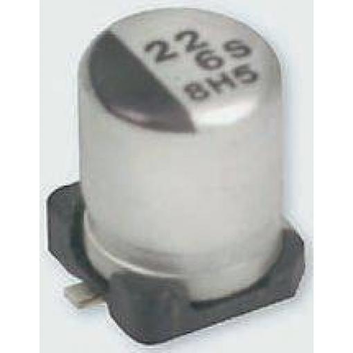 Panasonic elektrolytický kondenzátor SMD 100 µF 6.3 V 20 % (Ø) 6.30 mm 1 ks Tape cut