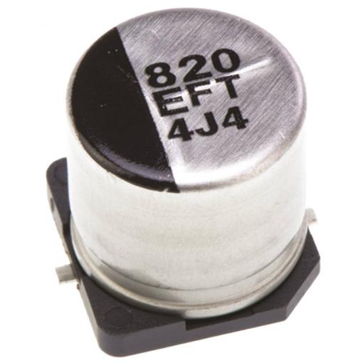Panasonic elektrolytický kondenzátor SMD 820 µF 25 V 20 % (Ø) 10.00 mm 1 ks Tape cut