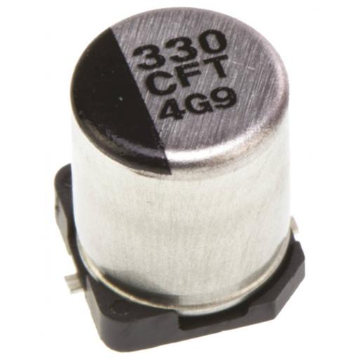 Panasonic elektrolytický kondenzátor SMD 330 µF 16 V 20 % (Ø) 6.30 mm 1 ks Tape cut