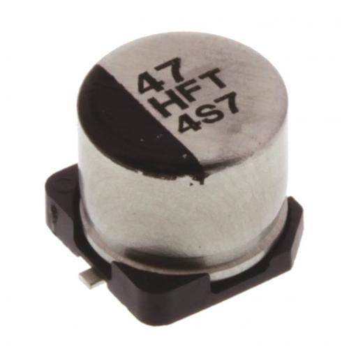 Panasonic elektrolytický kondenzátor SMD 47 µF 50 V 20 % (Ø) 6.30 mm 1 ks Tape cut