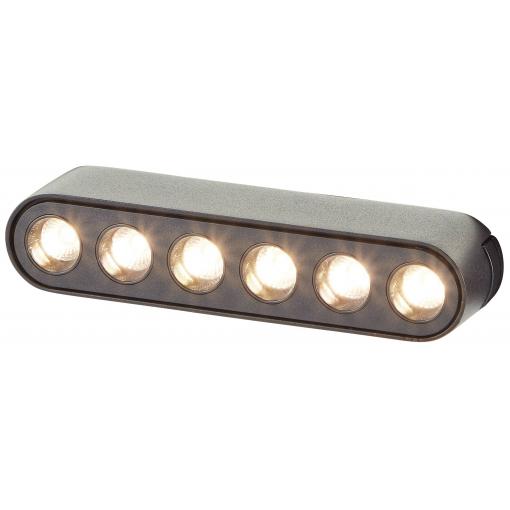 Brilliant Click&Shine Blank Spot LED pásové reflektory 6 W LED modul černá