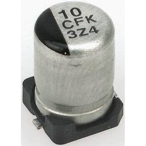 Panasonic elektrolytický kondenzátor SMD 100 µF 6.3 V 20 % (Ø) 6.30 mm 1 ks Tape cut