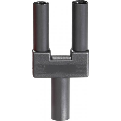 Schnepp SI-FK 19/4 mB sw bezpečnostní zkratovací můstek černá Ø pin: 4 mm Rozestup hrotů: 19 mm 1 ks