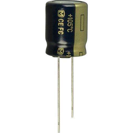 Panasonic elektrolytický kondenzátor radiální 5 mm 680 µF 10 V 20 % (Ø) 10 mm 1 ks
