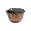 Květináč závěsný STREND PRO Wave 26x18cm zlatý - metalický efekt