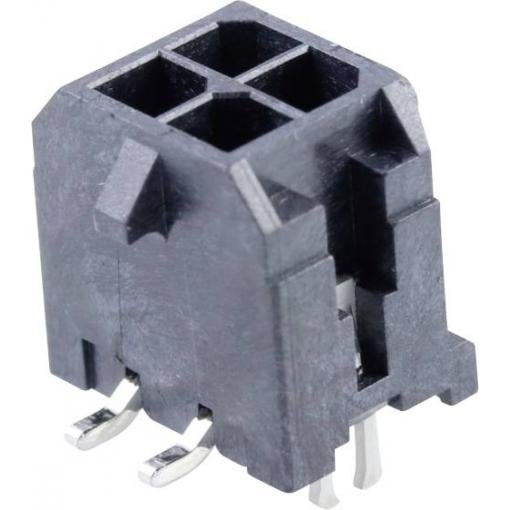 Molex vestavná pinová lišta (standardní) 4, rozteč 3 mm, 430450415, 1 ks Tape on Full reel