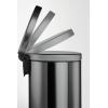 Durable DURABLE - Mülleimer - rund - Klappdeckel - 20 L 341258 Odpadkové vědro 20 l (Ø x v) 29.2 cm x 45.5 cm kov, plast antracitově šedá 1 ks