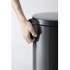 Durable DURABLE - Mülleimer - rund - Klappdeckel - 20 L 341258 Odpadkové vědro 20 l (Ø x v) 29.2 cm x 45.5 cm kov, plast antracitově šedá 1 ks
