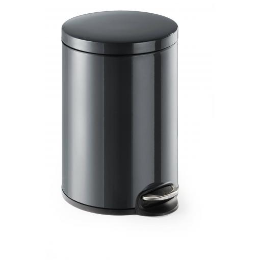 Durable DURABLE - Mülleimer - rund - Klappdeckel - 20 L 341258 Odpadkové vědro 20 l (Ø x v) 29.2 cm x 45.5 cm kov, plast antracitově šedá 1 ks