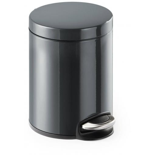 Durable DURABLE - 341058 - Abfallbehälter mit Tritt 5 l metall anthrazit 341058 Odpadkové vědro 5 l (Ø x v) 20.5 cm x 29 cm kov, plast antracitově šedá 1 ks