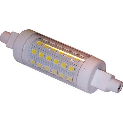 LED žárovka R7s 8 W, 78 mm, denní bílá 4000 K, 48× SMD