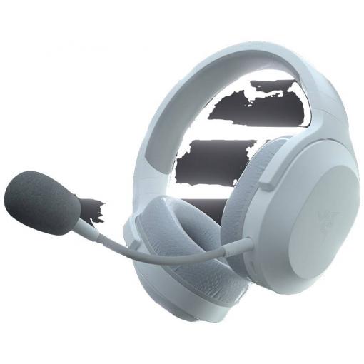 RAZER Barracuda X 2022 Headset uzavřená (Over Ear) Bluetooth®, kabelová stereo bílá, světle modrá regulace hlasitosti, Vypnutí zvuku mikrofonu Gaming