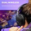 Trust GXT491 FAYZO Headset uzavřená (Over Ear) Bluetooth® Virtual Surround černá Surround-Sound, Vypnutí zvuku mikrofonu, regulace hlasitosti Gaming