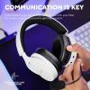 Trust GXT491 FAYZO Headset uzavřená (Over Ear) Bluetooth® Virtual Surround bílá Surround-Sound, Vypnutí zvuku mikrofonu, regulace hlasitosti Gaming