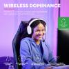 Trust GXT491 FAYZO Headset uzavřená (Over Ear) Bluetooth® Virtual Surround bílá Surround-Sound, Vypnutí zvuku mikrofonu, regulace hlasitosti Gaming