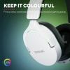 Trust GXT491 FAYZO Headset uzavřená (Over Ear) Bluetooth® Virtual Surround bílá Surround-Sound, Vypnutí zvuku mikrofonu, regulace hlasitosti Gaming