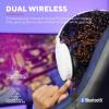 Trust GXT491 FAYZO Headset uzavřená (Over Ear) Bluetooth® Virtual Surround bílá Surround-Sound, Vypnutí zvuku mikrofonu, regulace hlasitosti Gaming