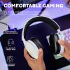 Trust GXT491 FAYZO Headset uzavřená (Over Ear) Bluetooth® Virtual Surround bílá Surround-Sound, Vypnutí zvuku mikrofonu, regulace hlasitosti Gaming