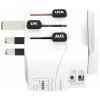 Skross 1.302474 cestovní adaptér Pro Light USB AC45PD World