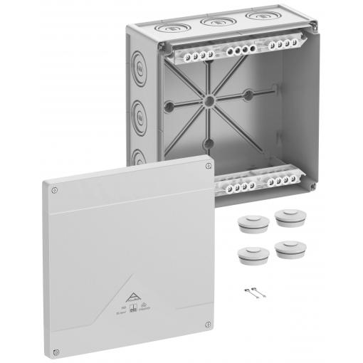 Spelsberg 43542001 rozbočovací krabice (d x š x v) 252 x 252 x 120 mm šedá IP66, IP67, IP69 1 ks