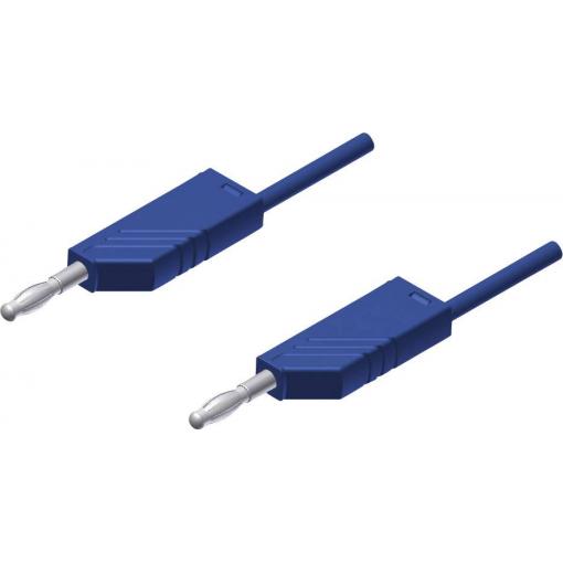 Hirschmann Test & Measurement MLN 200/2,5 BL měřicí kabel lamelová zástrčka 4 mm lamelová zástrčka 4 mm 2.00 m modrá 1 ks