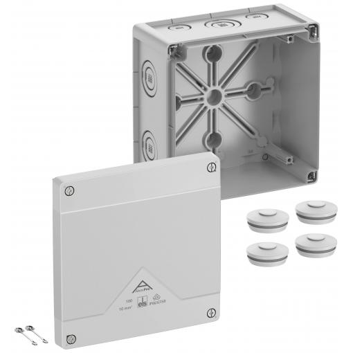 Spelsberg 41040001 rozbočovací krabice (d x š x v) 152 x 152 x 85 mm šedá IP66, IP67, IP69 1 ks